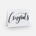 Congrats Calligraphy Card