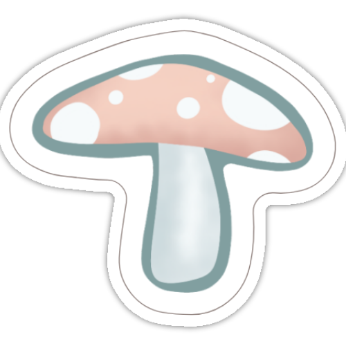 Mushroom Sticker