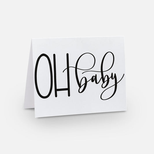 "Oh Baby" Card